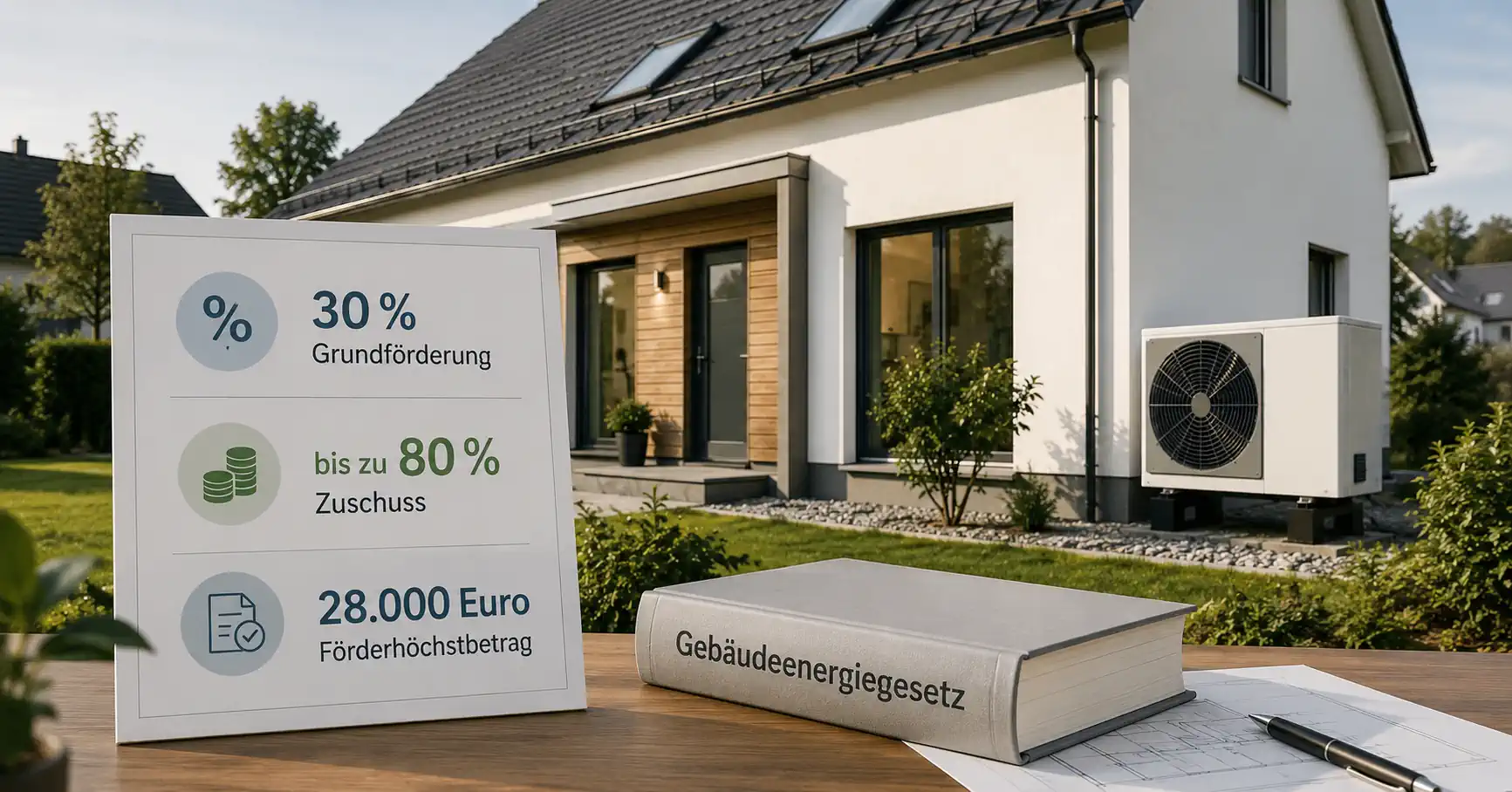 Neue Heizungsförderung 2026 mit Wärmepumpe, Zuschusshöhe und Gebäudeenergiegesetz